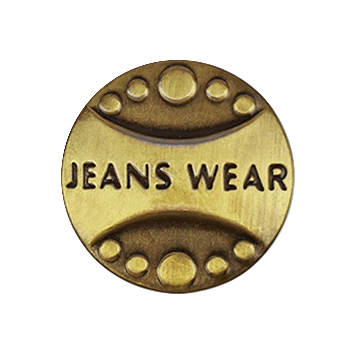 Кнопки-пуговицы джинсовые (уп. 100 шт.) диам. 20 мм &quot;JEANS,WEAR&quot; латунь