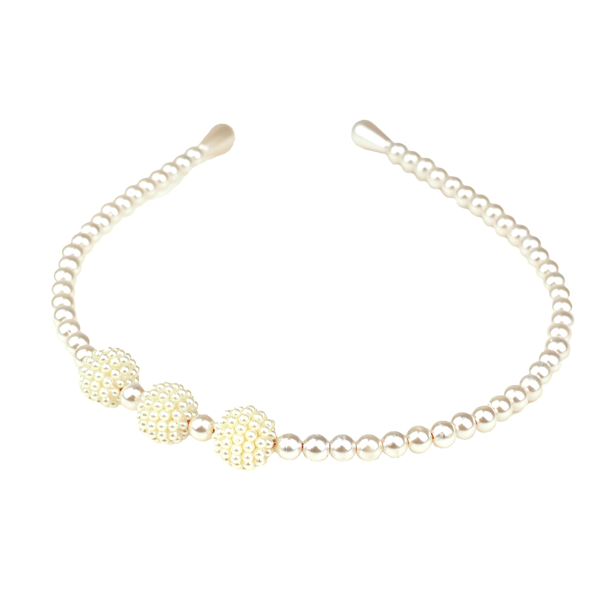 Ободок ДС № 23А 5904 (уп. - 6 шт.)   жемчуг