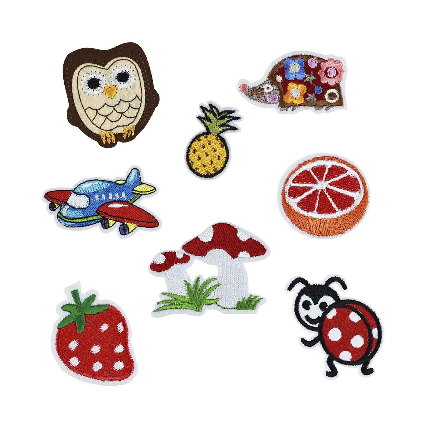 Термоаппликация (уп.8 шт) арт. 40166 ассорти