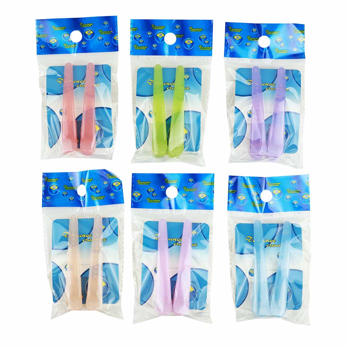 Зажим для волос ДС 2500  № 6005 (уп. 6 шт)