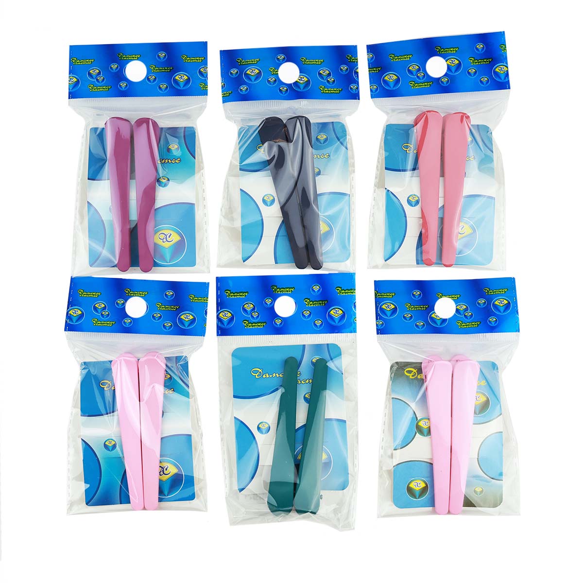 Зажим для волос ДС 2500 № 6105 (уп. 6 шт)