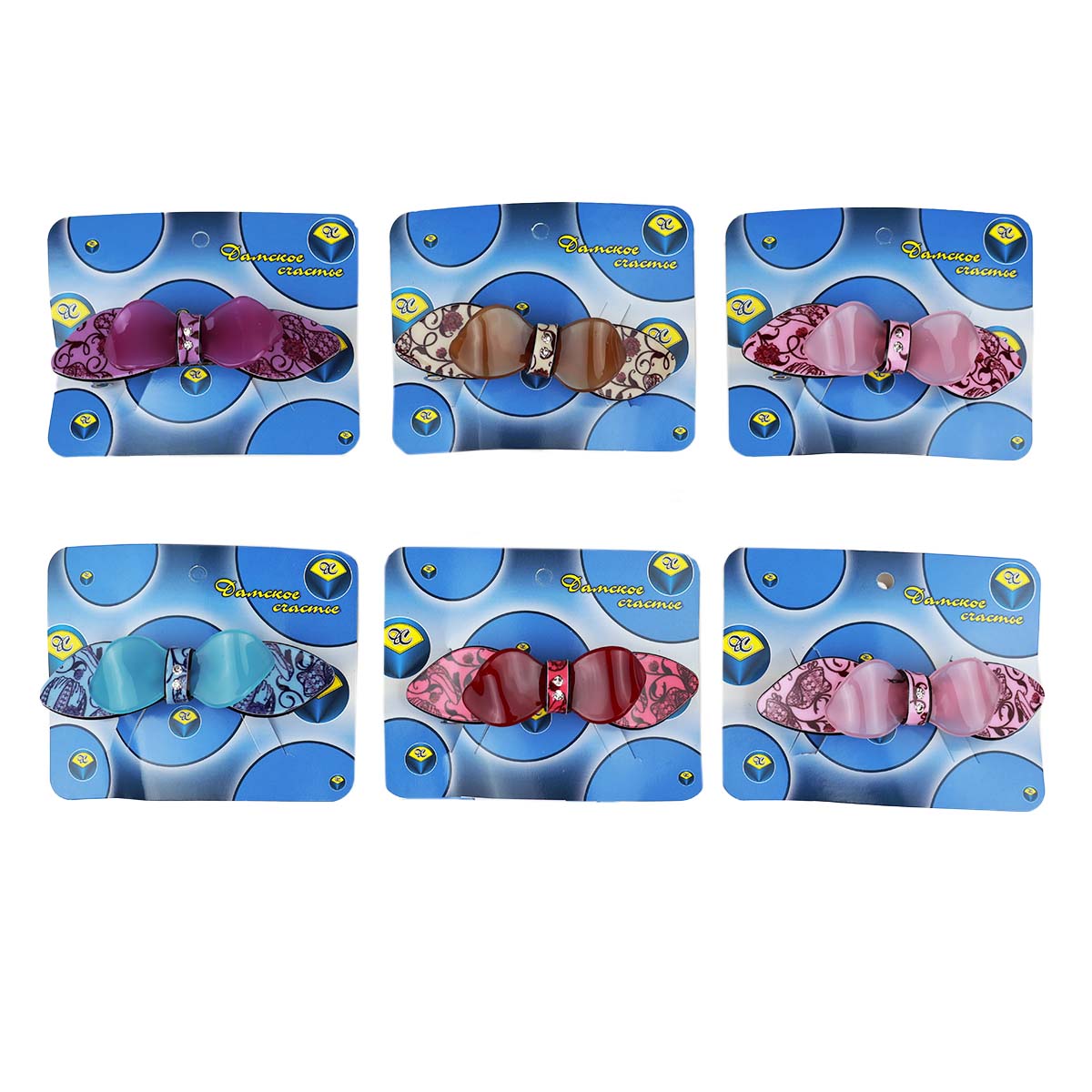 Заколка-автомат ДС 2504 № 6116 (уп. 6 шт.)