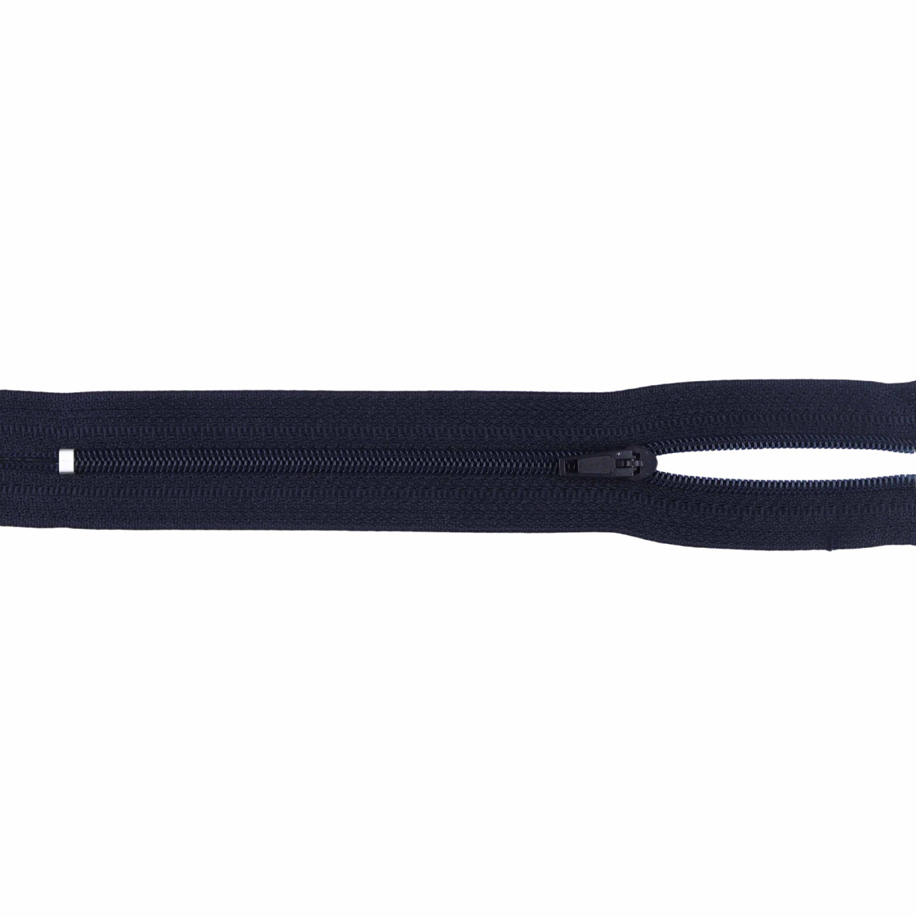 Молния брючная тип-4 (полуавтомат) н/р 20 см (уп. 100 шт) № 393 ДС темно-синий