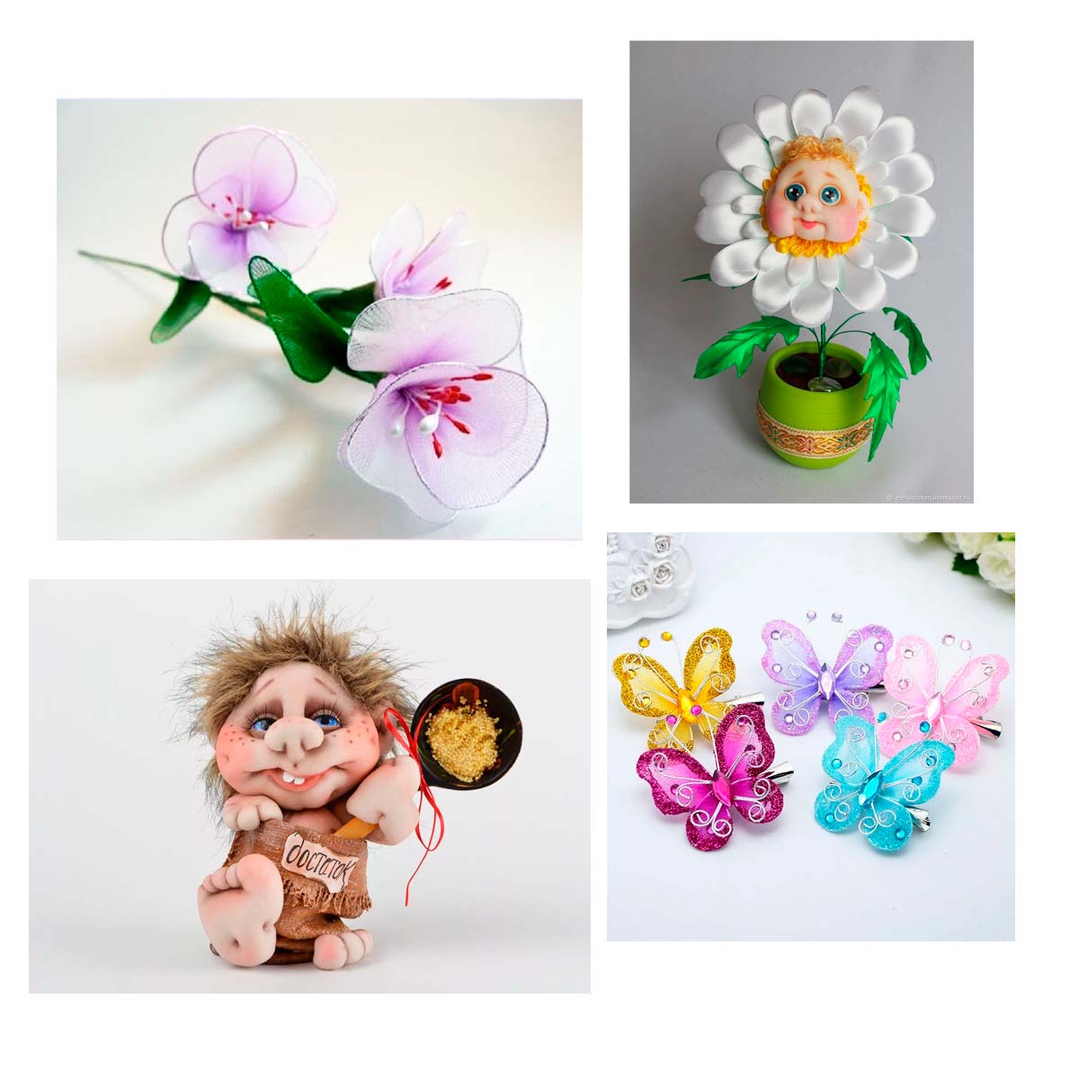 Капрон однотон. для творчества и флористики (макс. растяж. 2м+/- 20см) (уп.10шт) малиновый