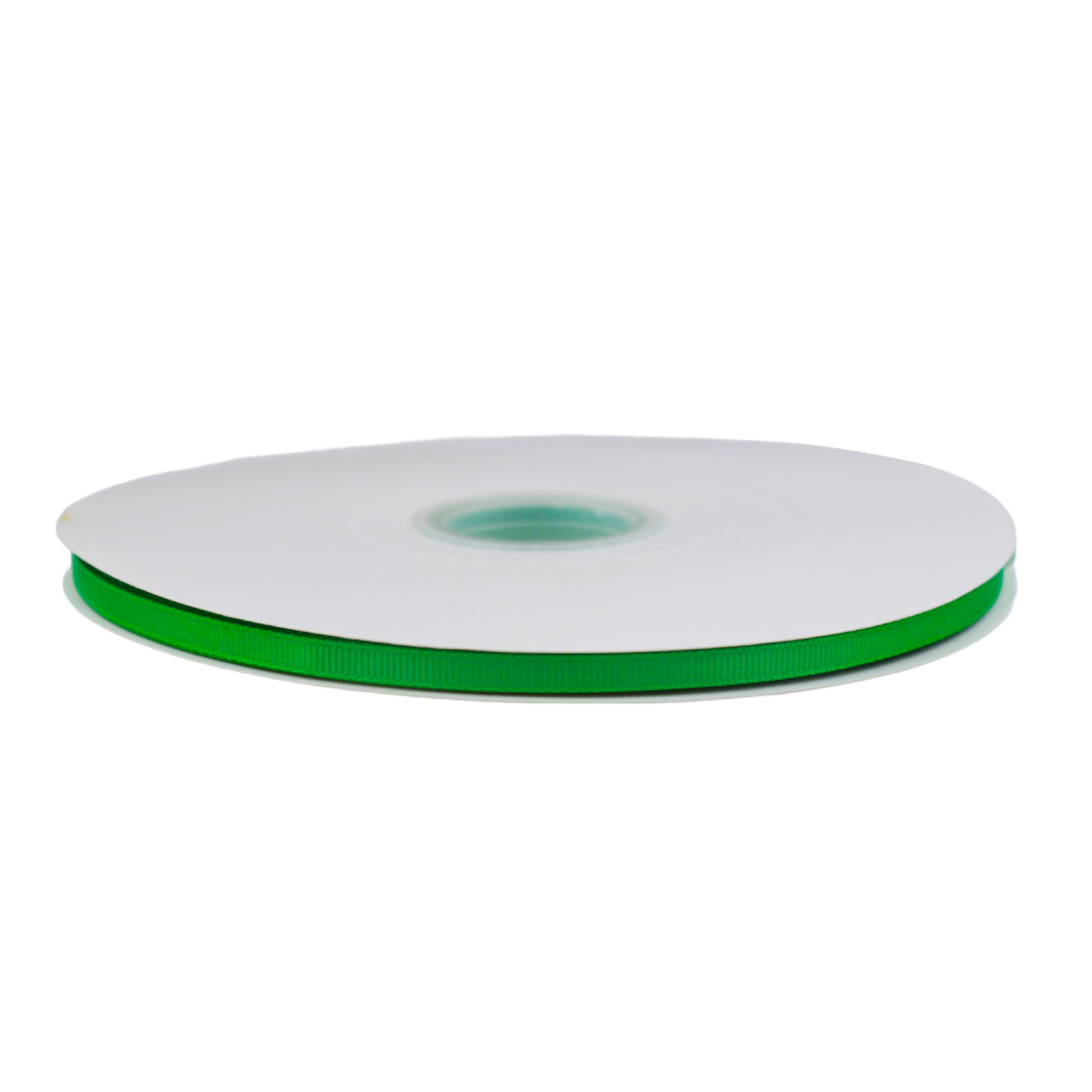 Лента репсовая*(уп. 100 ярд) шир. 6 мм № 19 яр. зеленый (плотность 1 г/м в упак. по 100 ярд)