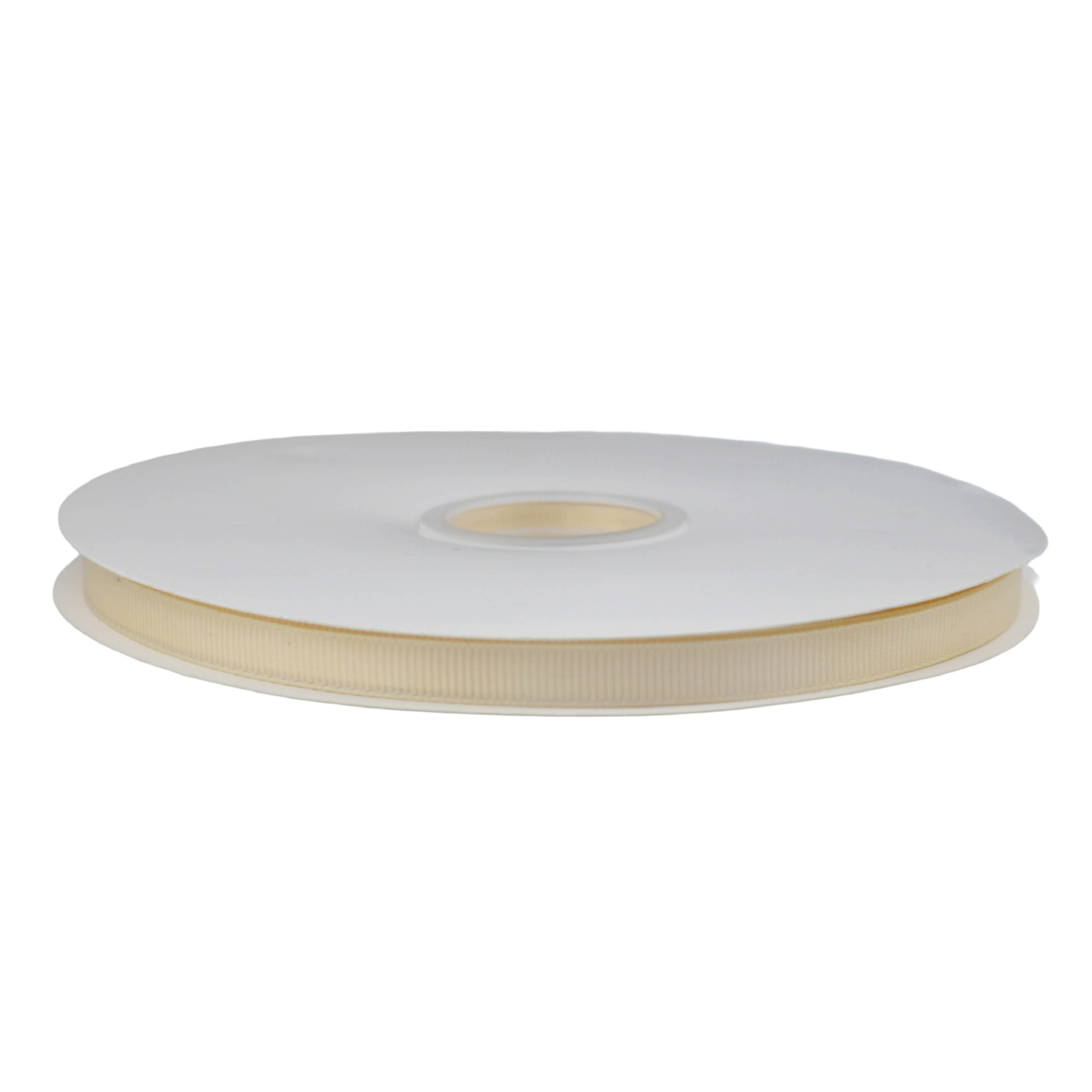 Лента репсовая*(уп. 100 ярд ) шир. 10 мм № 83 кремовый (плотность 1,37 г/м в упак. по 100 ярд)