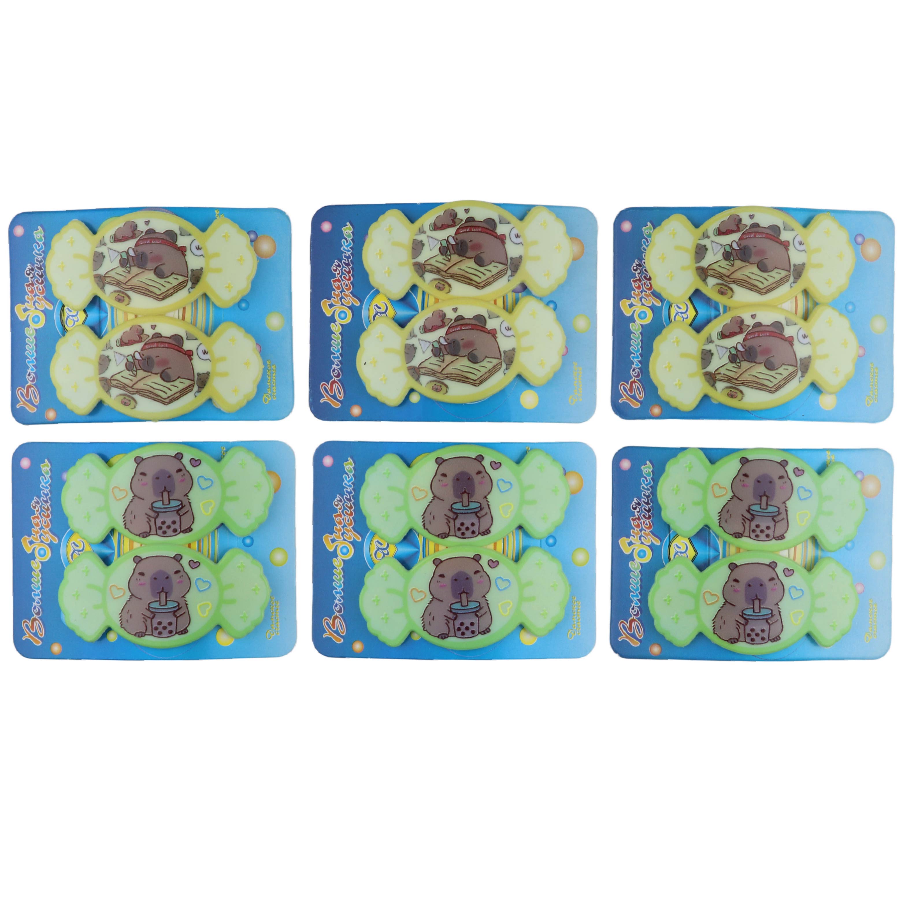 Зажим для волос ДС № 22Б № 6213 (уп. 6 шт)