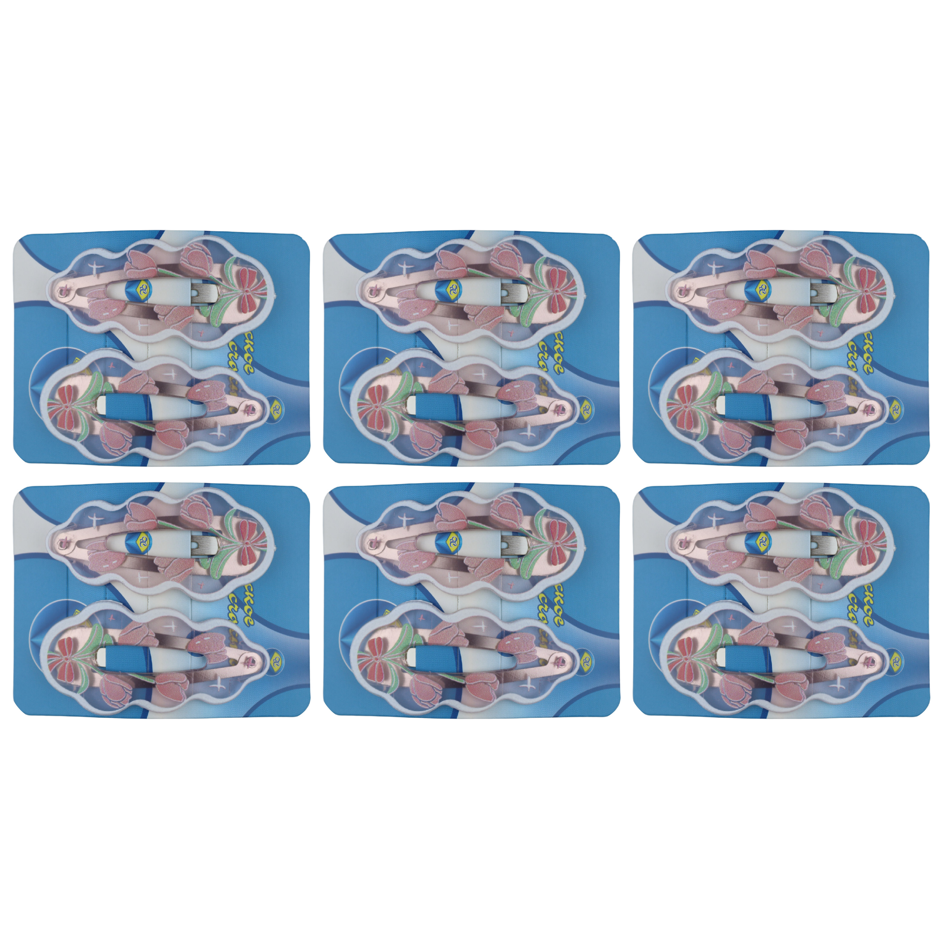 Зажим для волос ДС № 22Б № 6215 (уп. 6 шт)