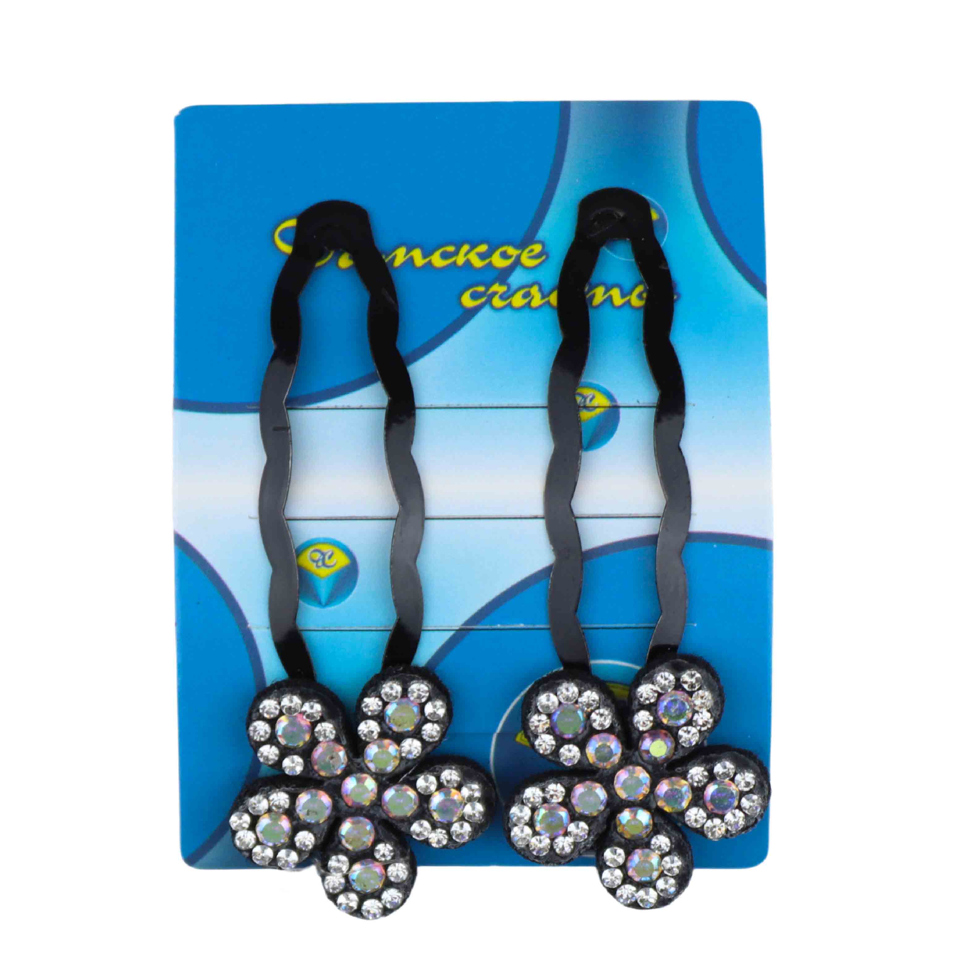 Зажим для волос ДС № 24А  №6217 (уп. 6 шт)