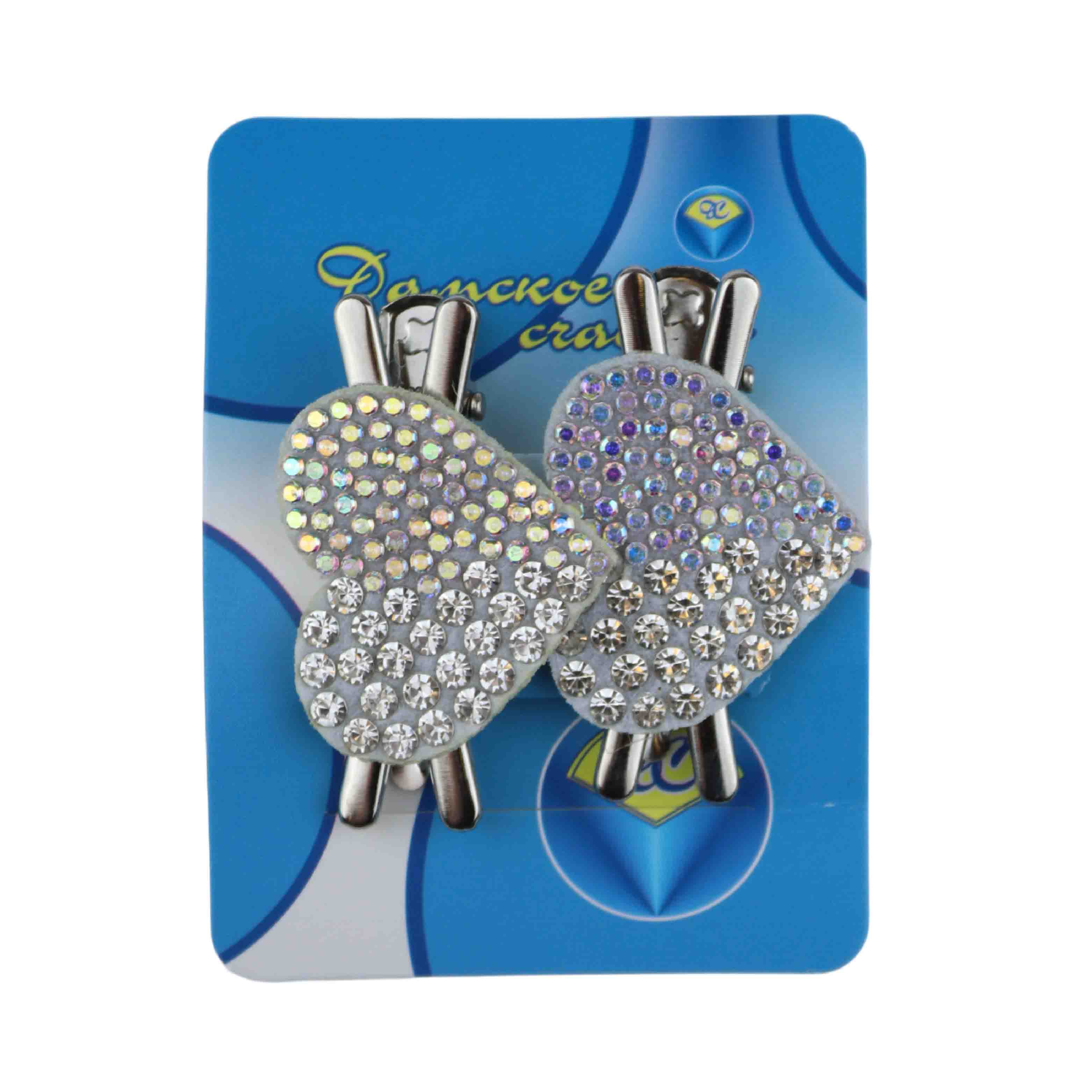 Зажим для волос ДС № 24А  №6221 (уп. 6 шт)