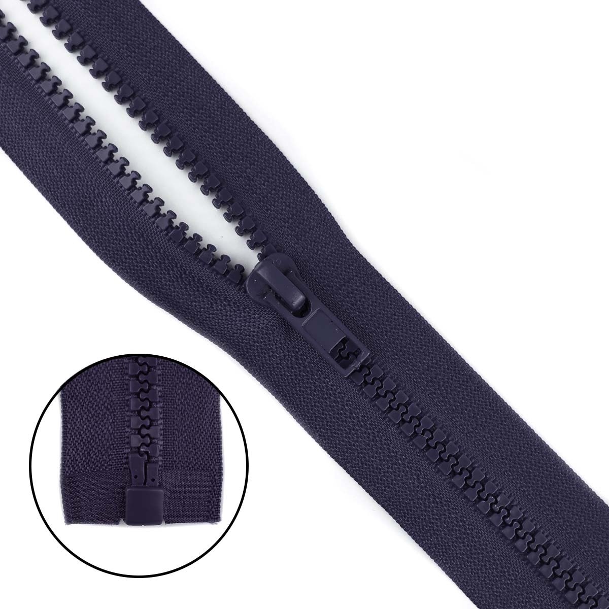 Молния &quot;трактор&quot; тип-5 1замок 70 см № 153 ДС темно-синий ^