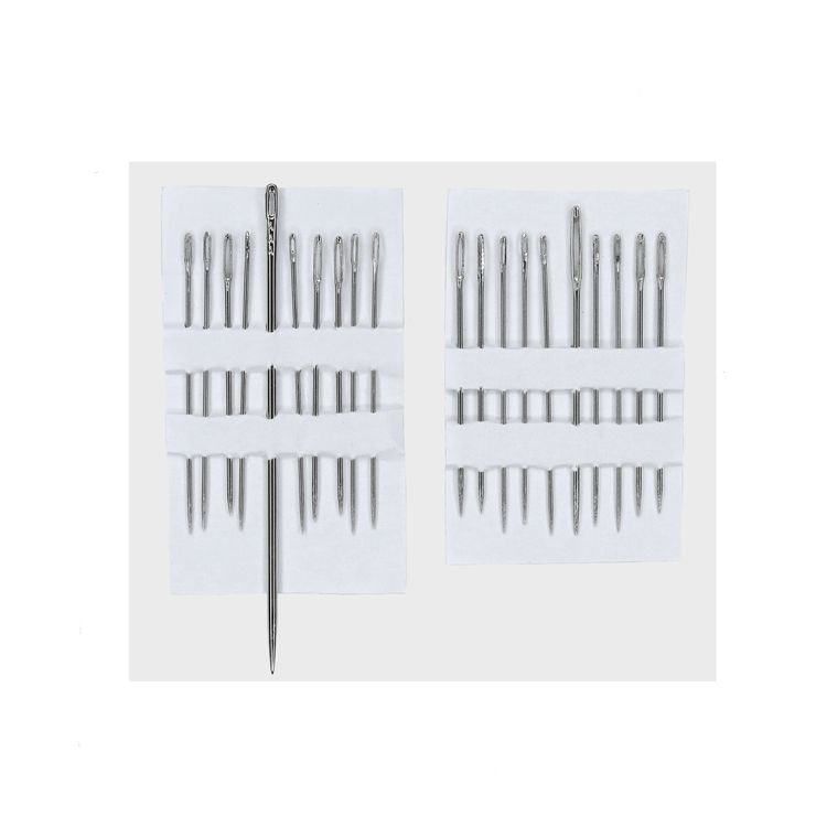 Иглы ручные в наборе "Турист" (уп. 10 пластин) по 20 игл ^