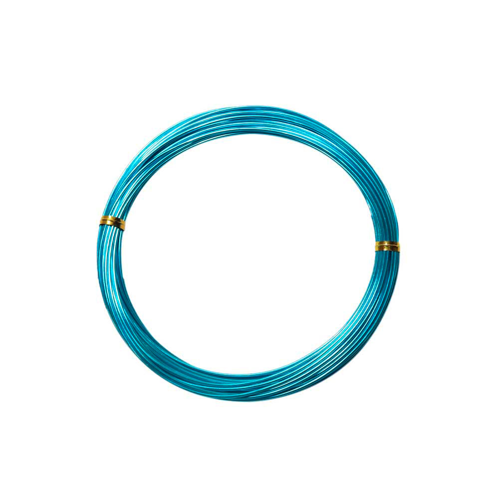Проволока для плетения* (уп. 10 м) диам. 1,5 мм  бирюза
