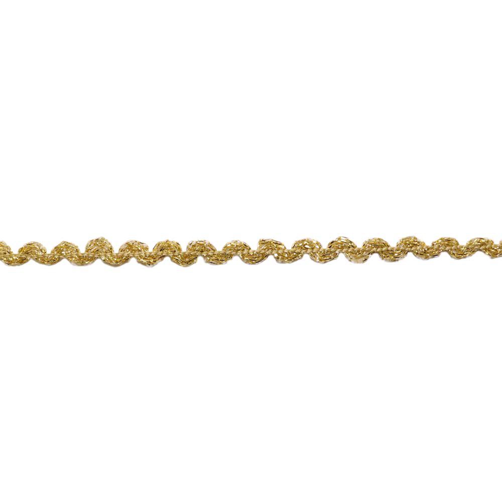 Тесьма отделочная арт. 1095 золото (уп. 16 м)  шир. 6 мм