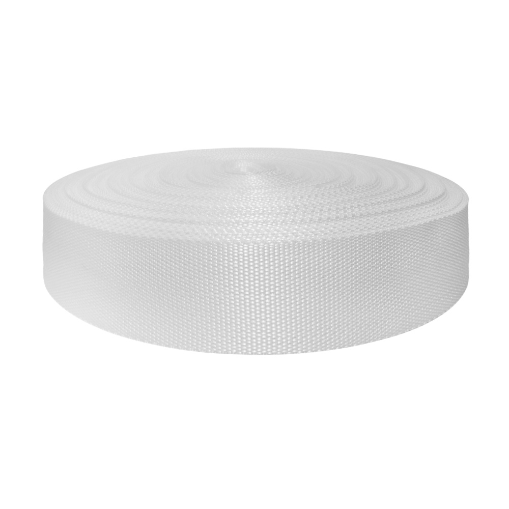 Стропа арт. Ф-50 шир. 50 мм № 001 ДС белый (уп. 10 м) (21 г/м)