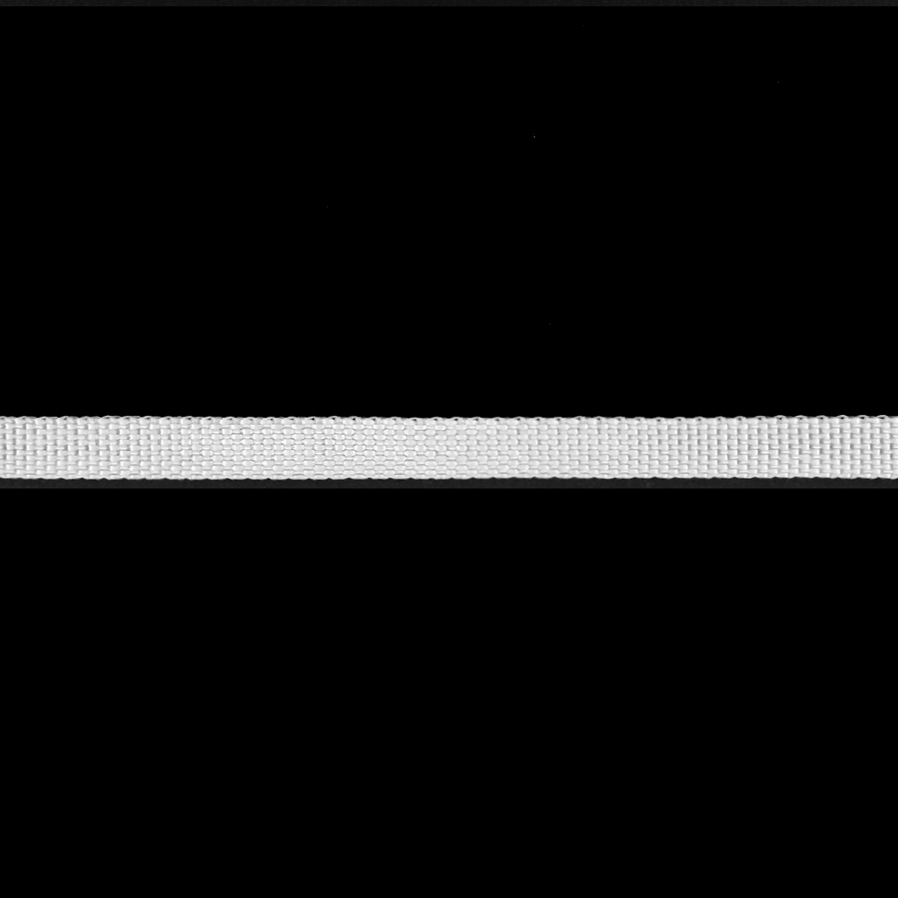 Лента для вешалок ФВ-7 № 001 ДС белый шир. 7 мм (уп. 100 м)