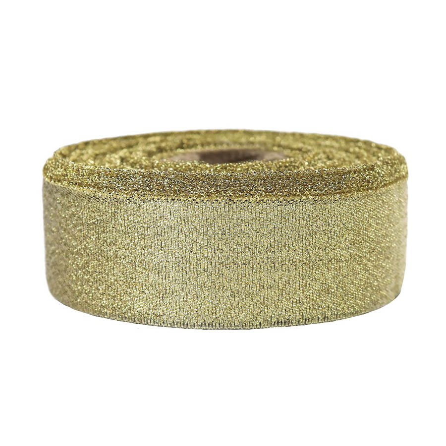 Парча  шир. 26 мм  арт. 3145 золото (уп. 25 м)