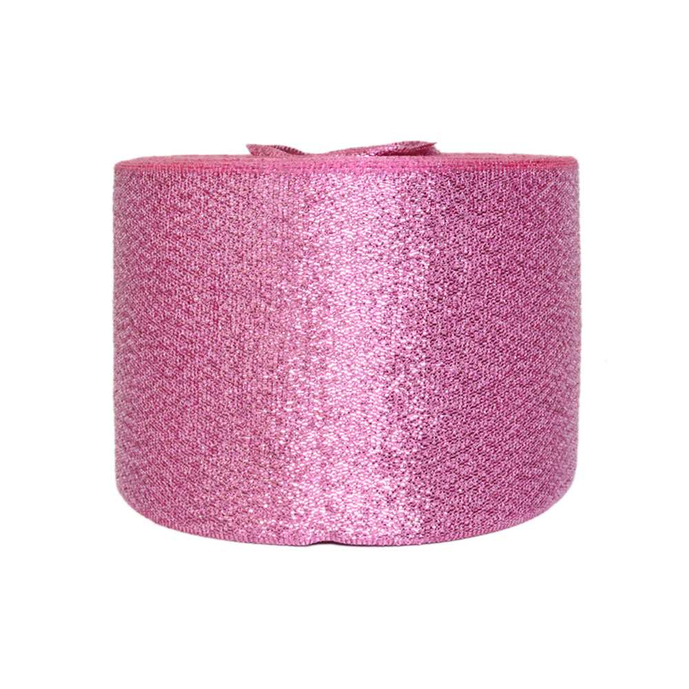 Парча шир. 55 мм  арт. 3400 № 220 ДС розовый (уп. 25 м)