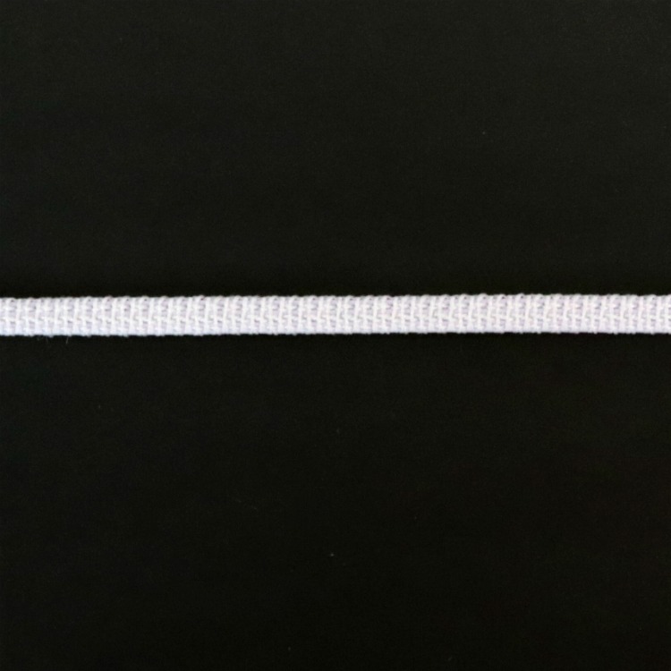 Лента эластичная (резинка) арт.к3370  шир. 4 мм № 001 белый (уп. 10 х 10 м )