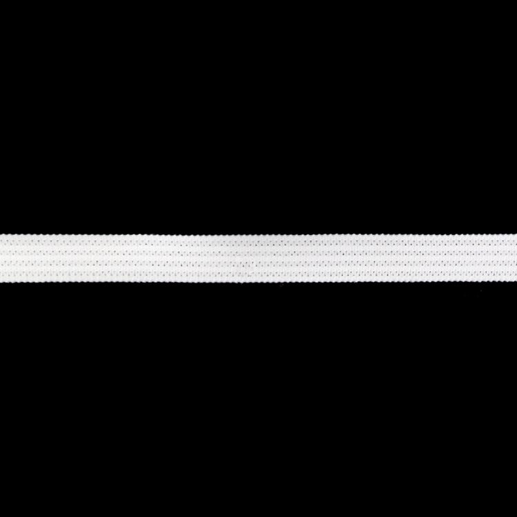 Лента эластичная (резинка) арт. 0008 шир. 8 мм № 001 ДС белый (уп. 100 м)