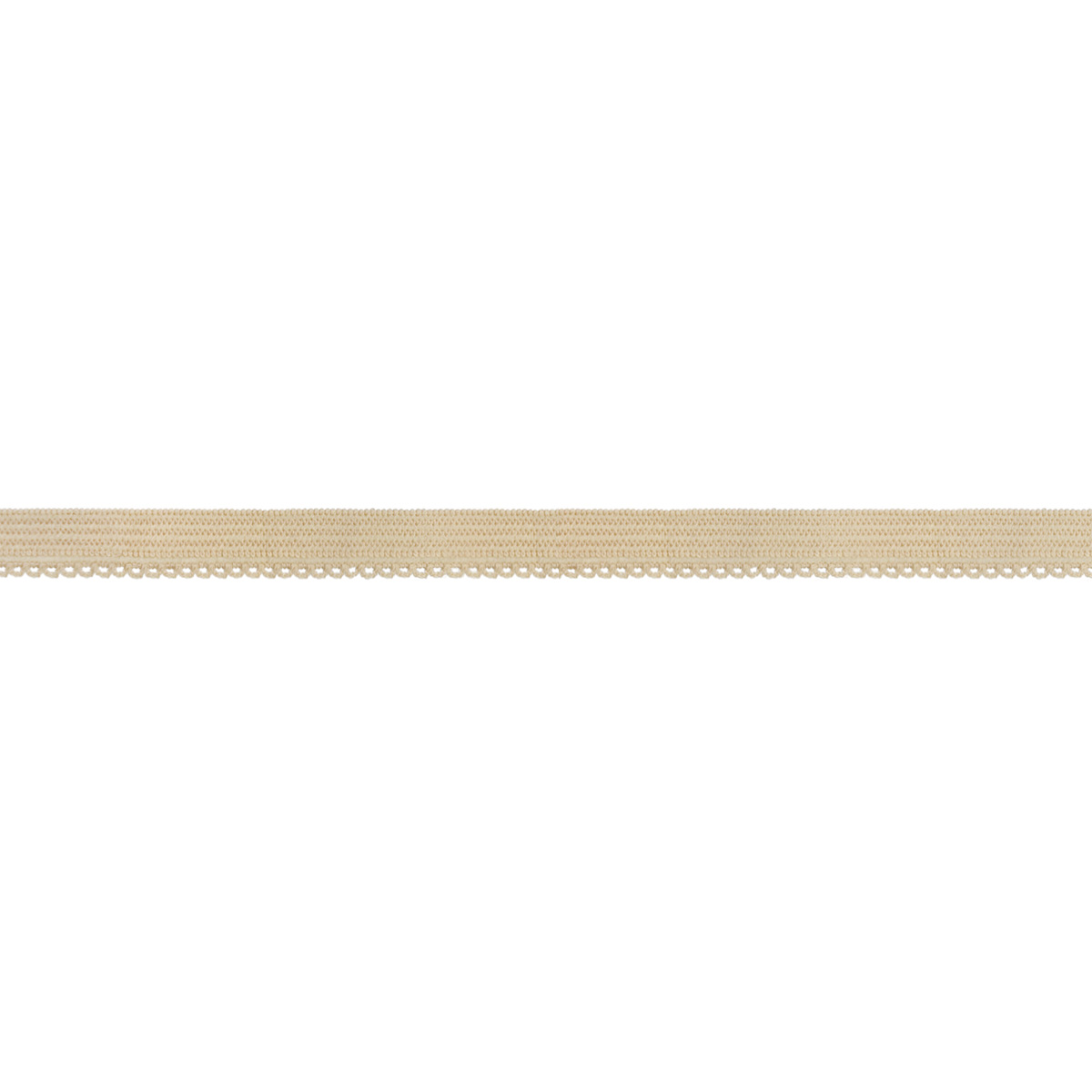 Резинка ажурная для нижнего белья с лайкрой арт. 9122-010N шир. 10 мм бежевая (уп. 50 м)