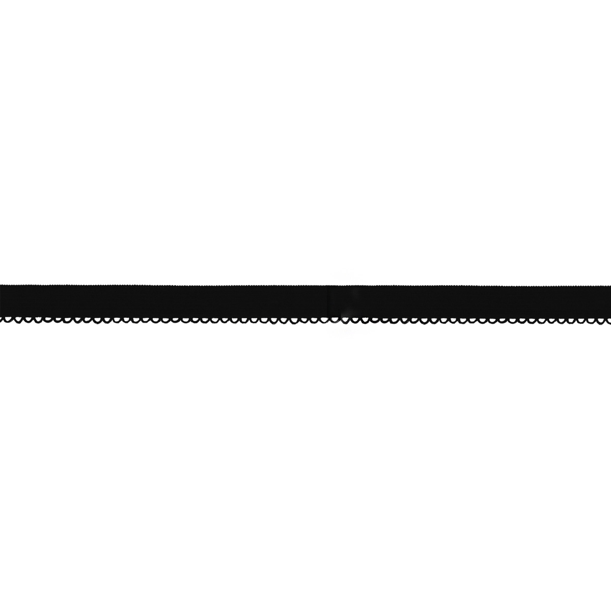 Резинка ажурная для нижнего белья с лайкрой арт. 9122-010N шир. 10 мм чёрная (уп. 50 м)