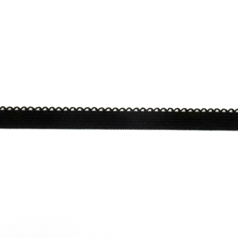 Резинка ажурная (уп. 1000 м) арт. 3001-10 шир. 10 мм черный