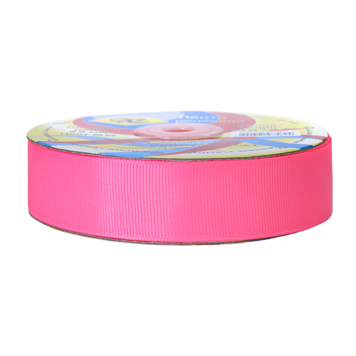 Лента репсовая*(уп. 33 м) шир. 25 мм № 05 розовый