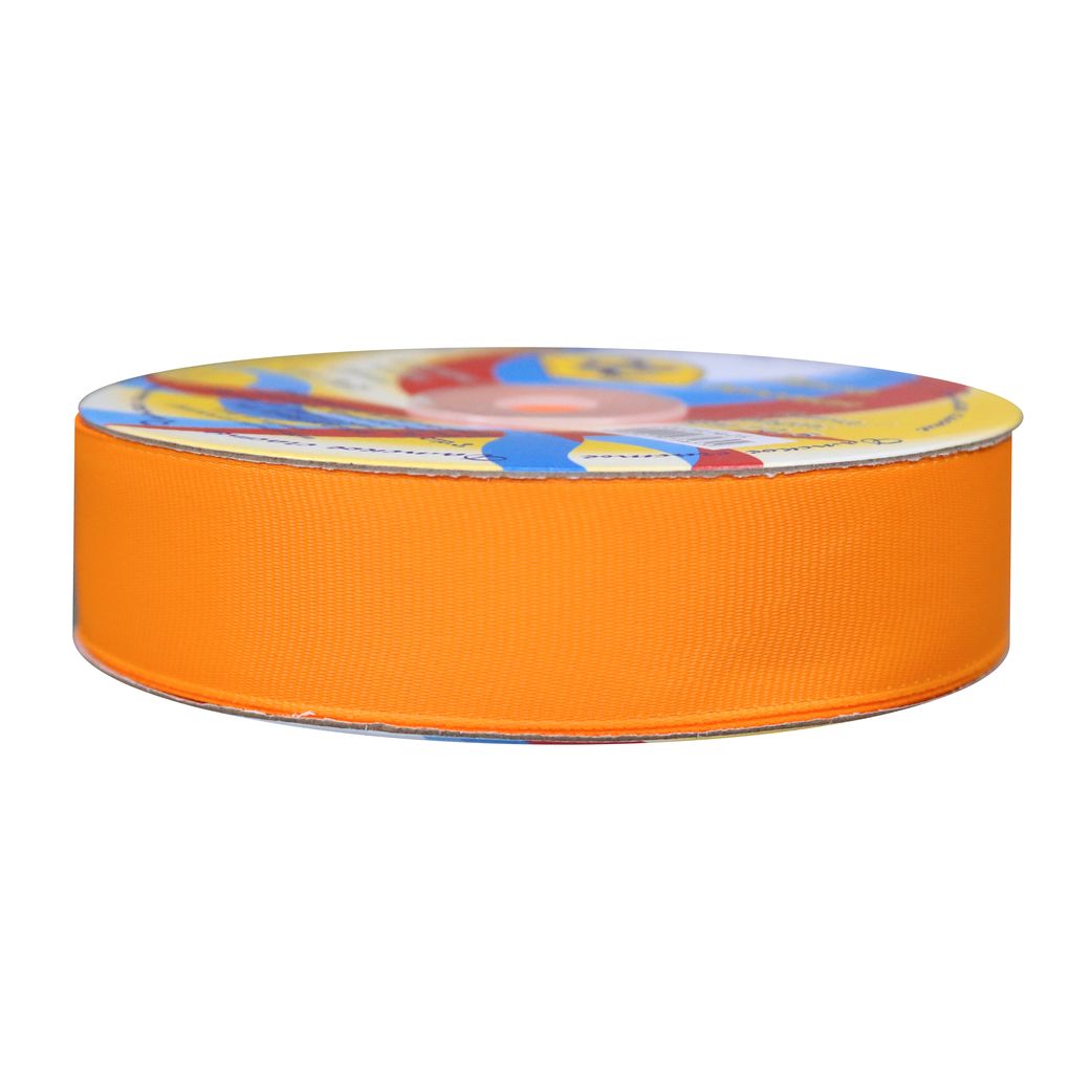 Лента репсовая*(уп. 33 м) шир. 25 мм № 25 оранжевый