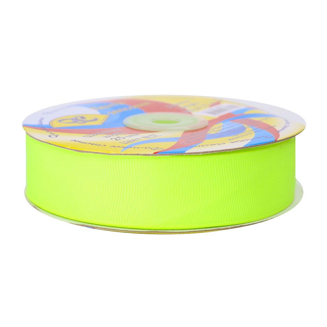 Лента репсовая*(уп. 33 м) шир. 25 мм № 57 салатовый