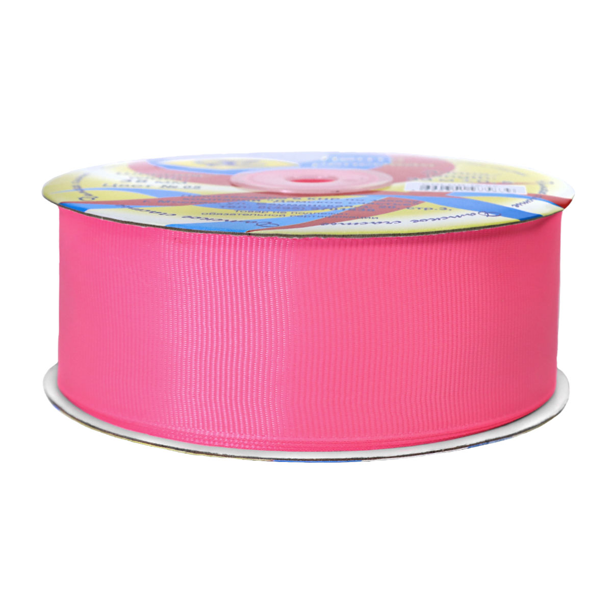 Лента репсовая*(уп. 33 м) шир. 38 мм № 05 розовый