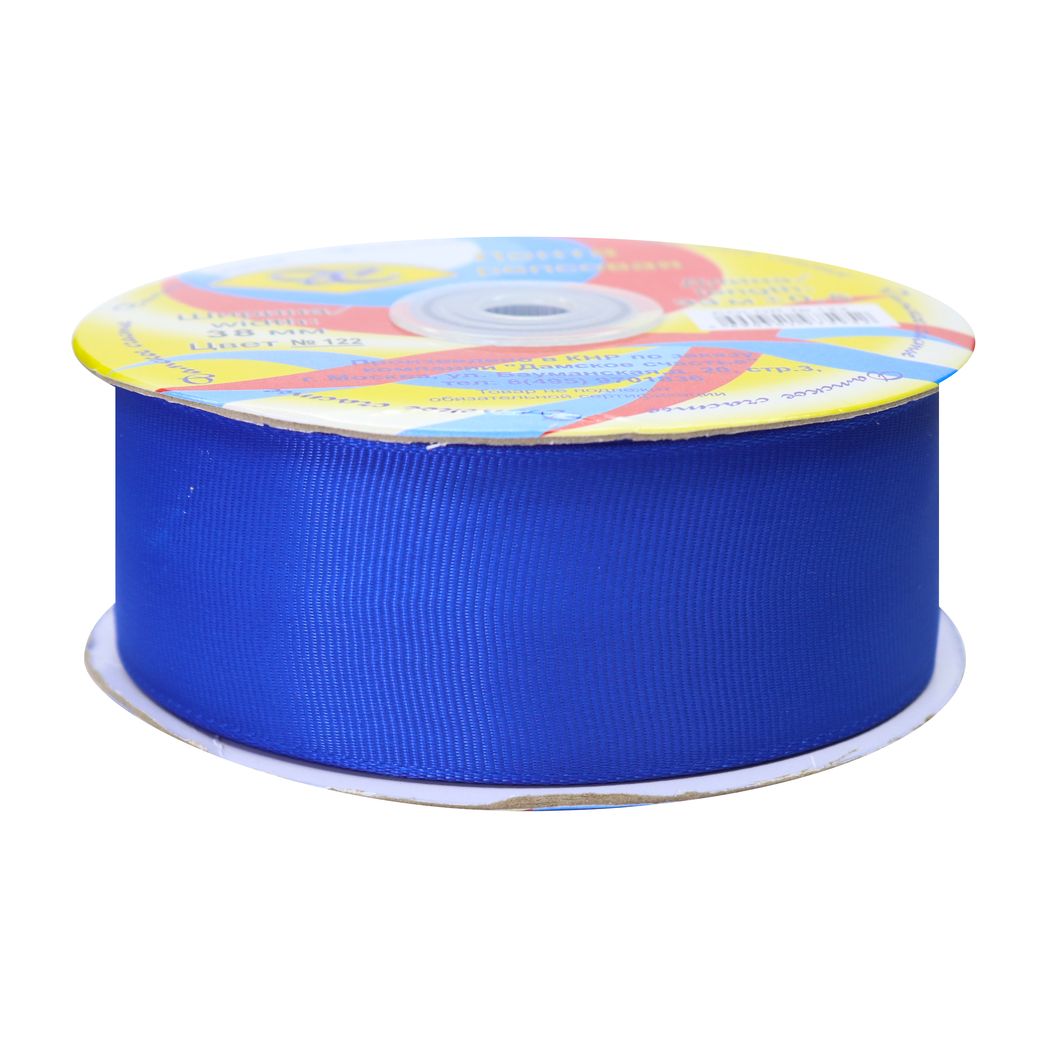 Лента репсовая*(уп. 33 м) шир. 38 мм № 122 василек