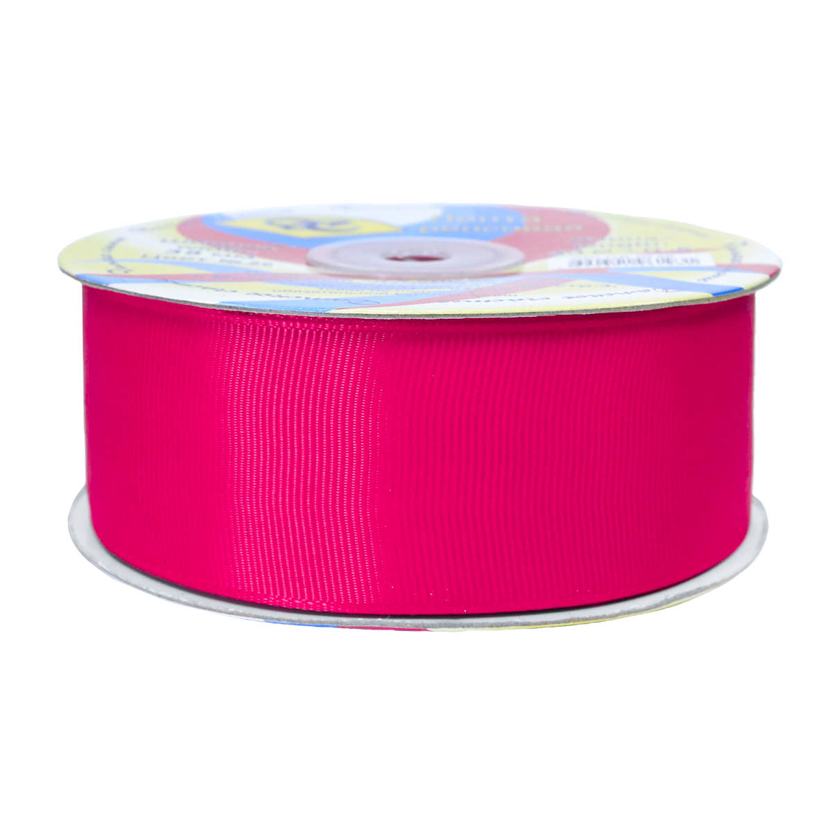 Лента репсовая*(уп. 33 м) шир. 38 мм № 130 фуксия
