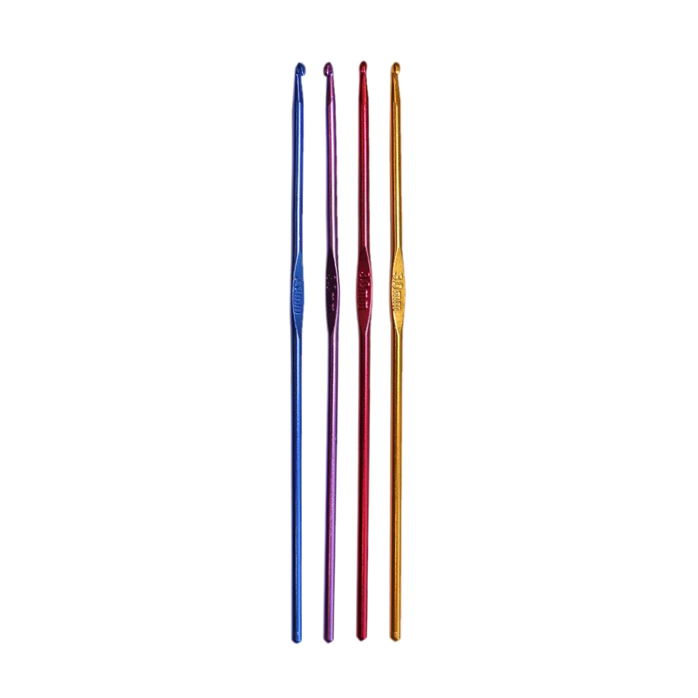 Крючки металлич. с цветным покрытием (уп.10 шт) дл. 15 см диам. 3 ^