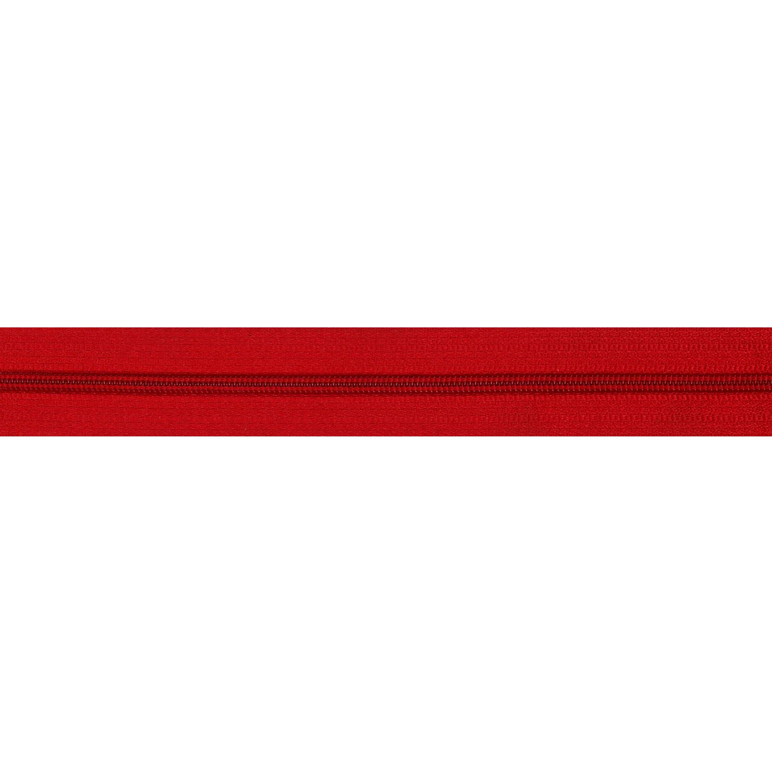 Молния рулонная галантерейная (уп. 200 м) тип 3 № 258 ДС красный