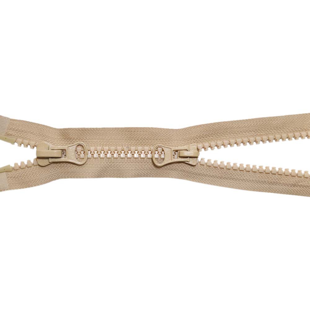 Молния "трактор" тип 8 2 замка 85 см № 304 ДС бежевый