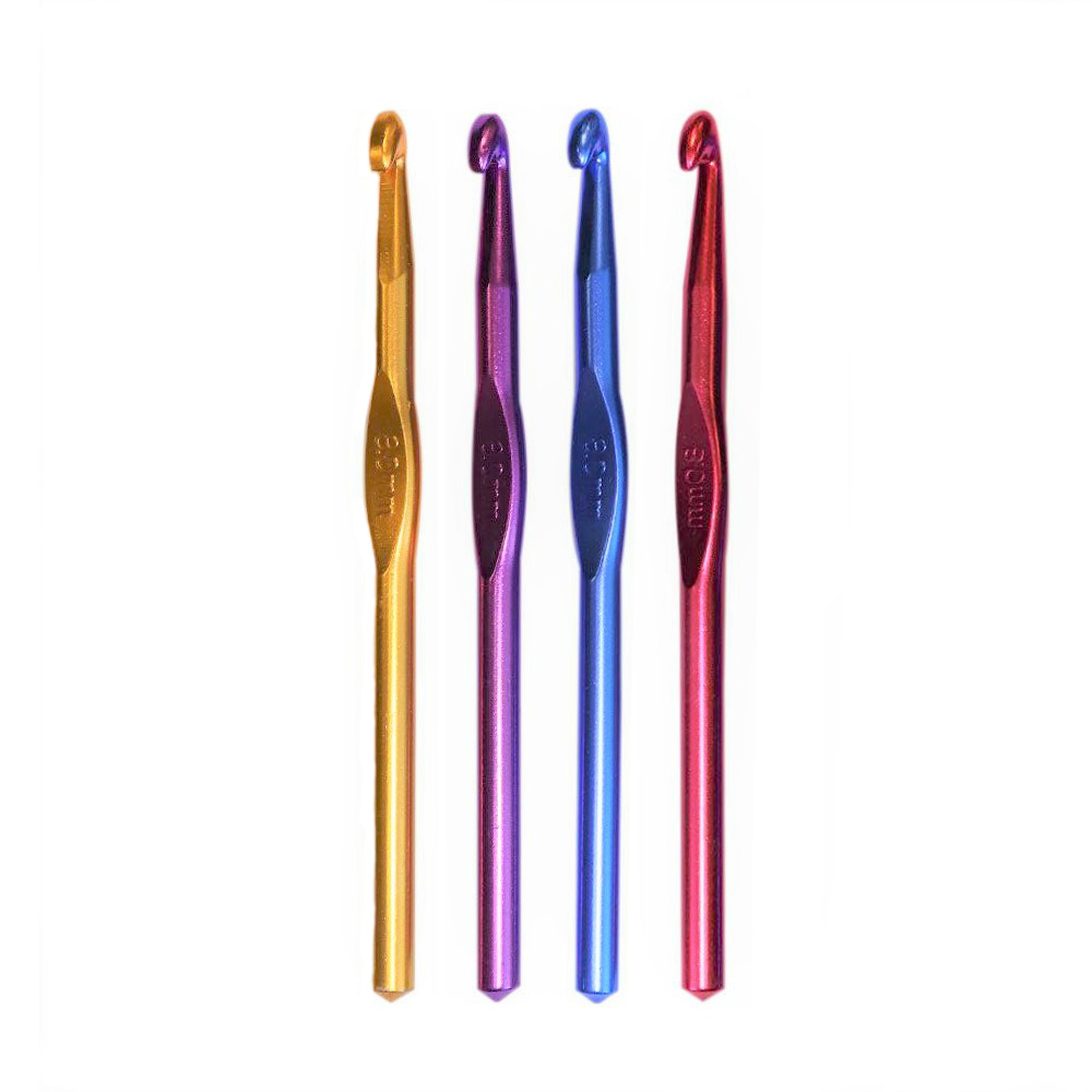 Крючки металлич. с цветным покрытием (уп.10 шт) дл. 15 см диам. 8,0