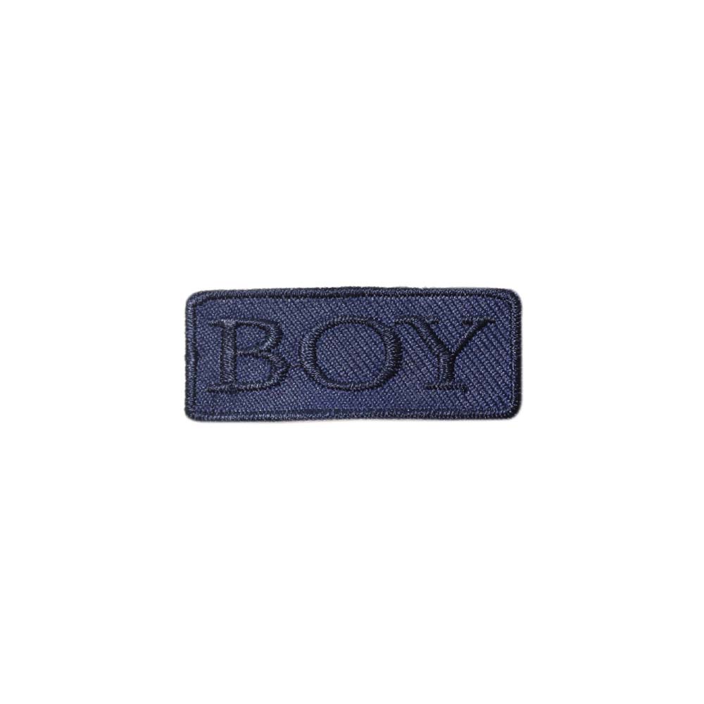 Лейбл клеевой &quot;BOY&quot; (уп.20 шт) прямоуг. 50х20 мм синий