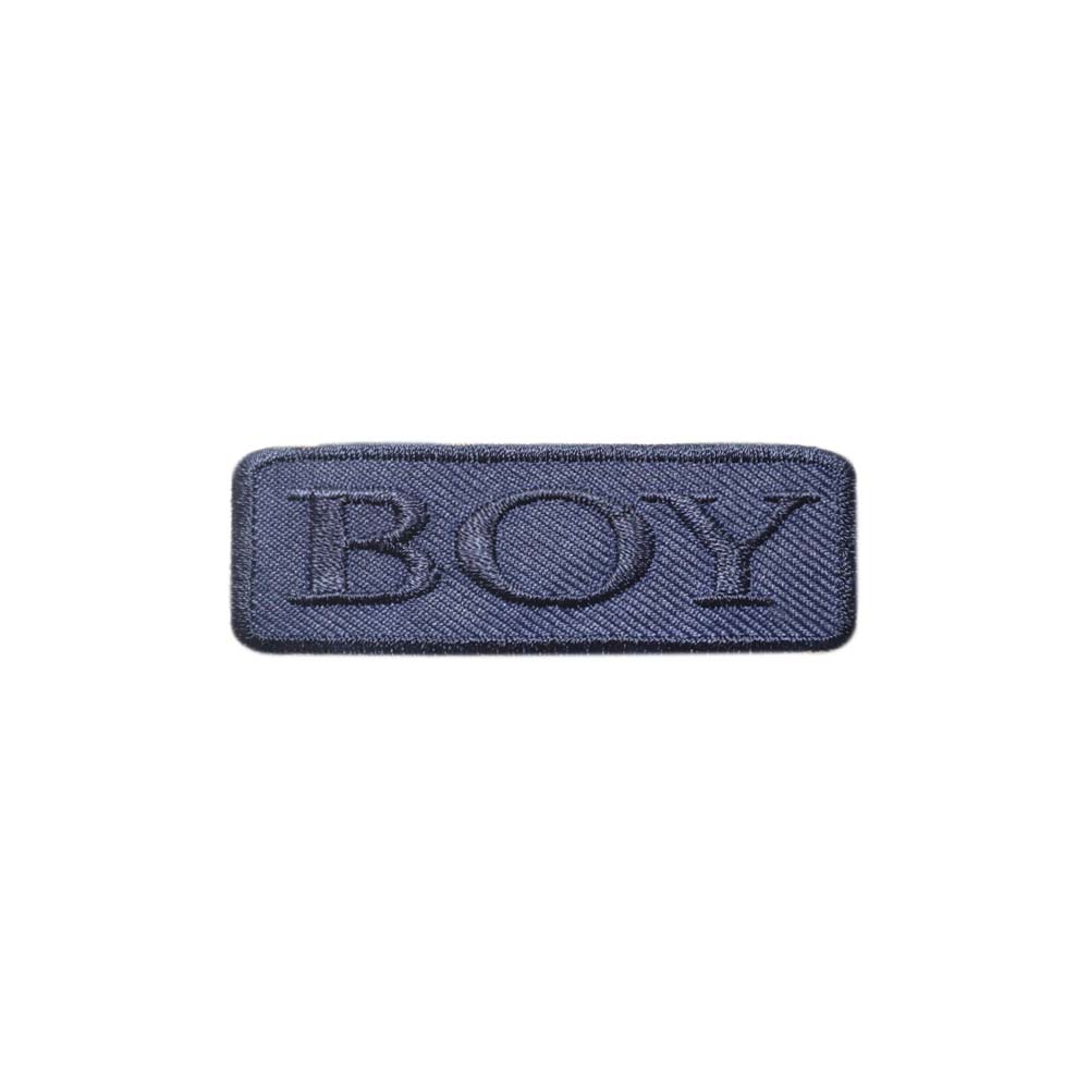 Лейбл клеевой &quot;BOY&quot; (уп.20 шт) прямоуг. 73х25 мм синий