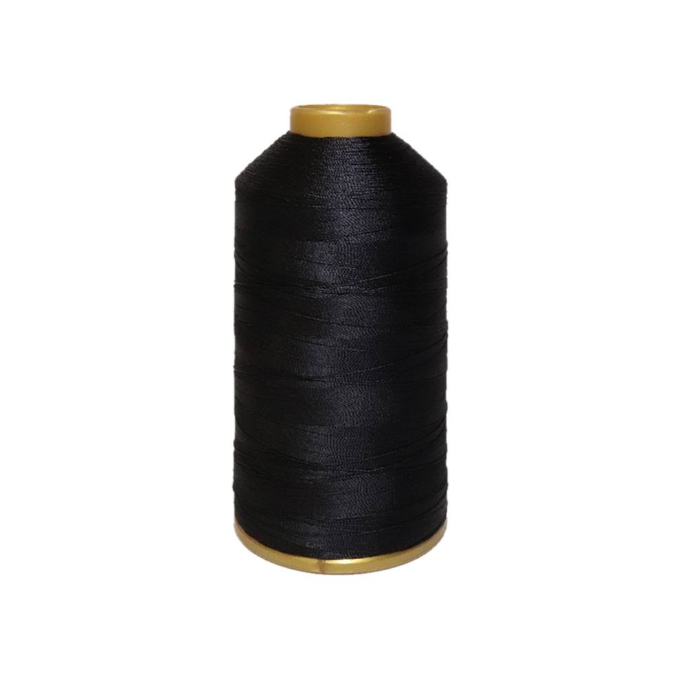 Нитки комплексные филаментные 86 Л  2000 м черный уп. 10 шт. (ПНК им. С.М. Кирова)