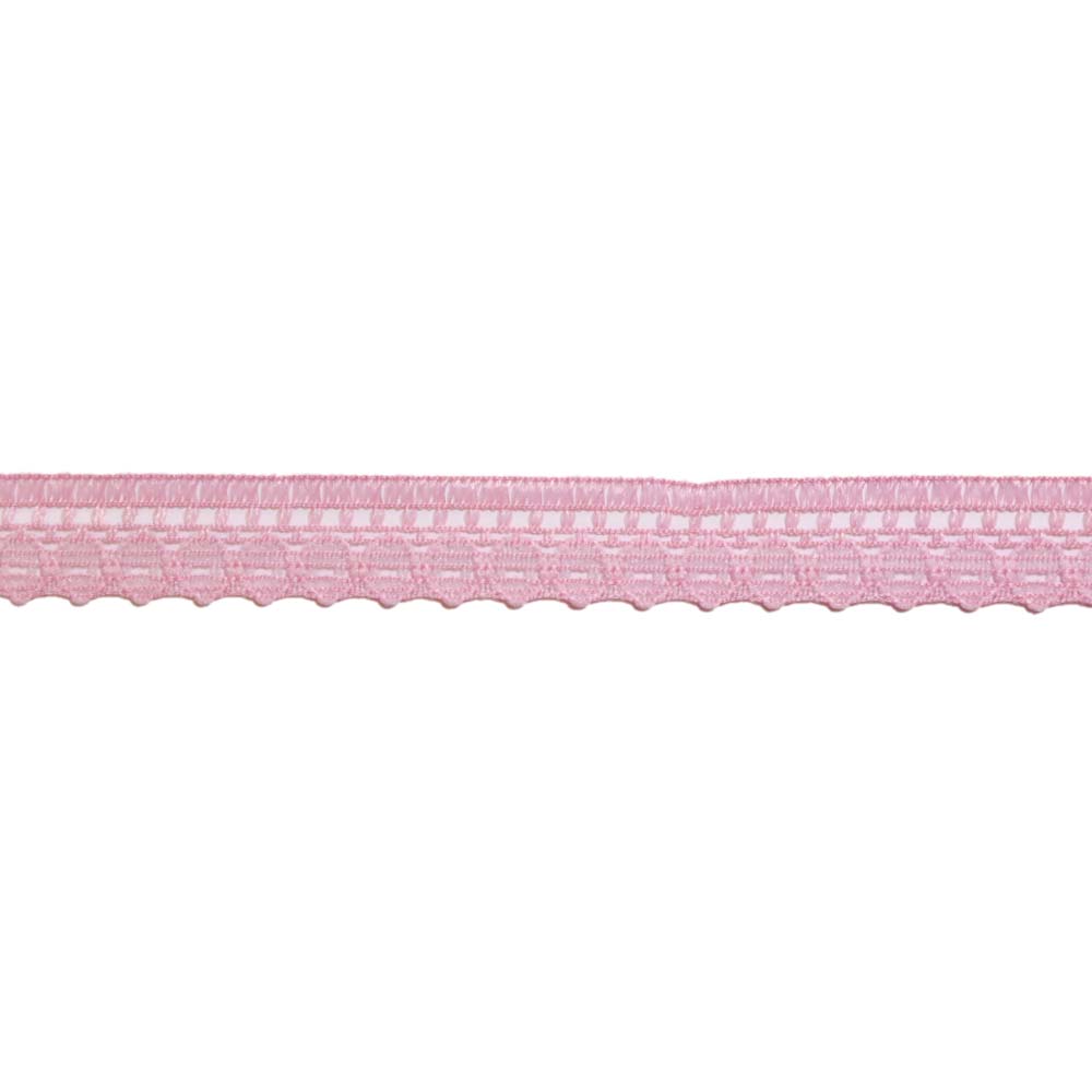 Кружево* арт.256 ш.10 мм (уп.50ярд) розовый