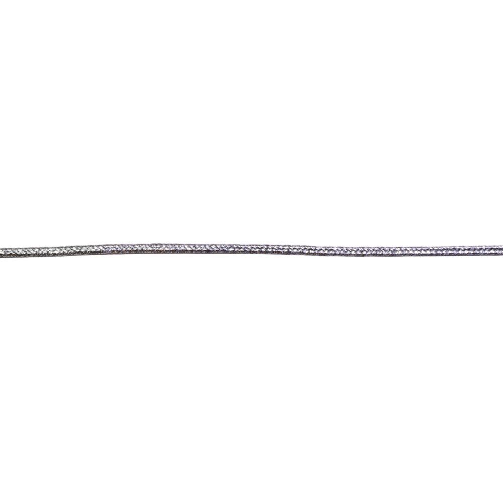 Шнур отделочный &quot;сутаж&quot; арт. 2473 шир. 2 мм (уп. 20 м)  серебро