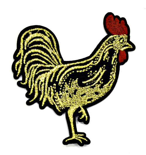 Термоаппликация (уп. 10 шт.) 7,0х7,0 см Золотой Петушок