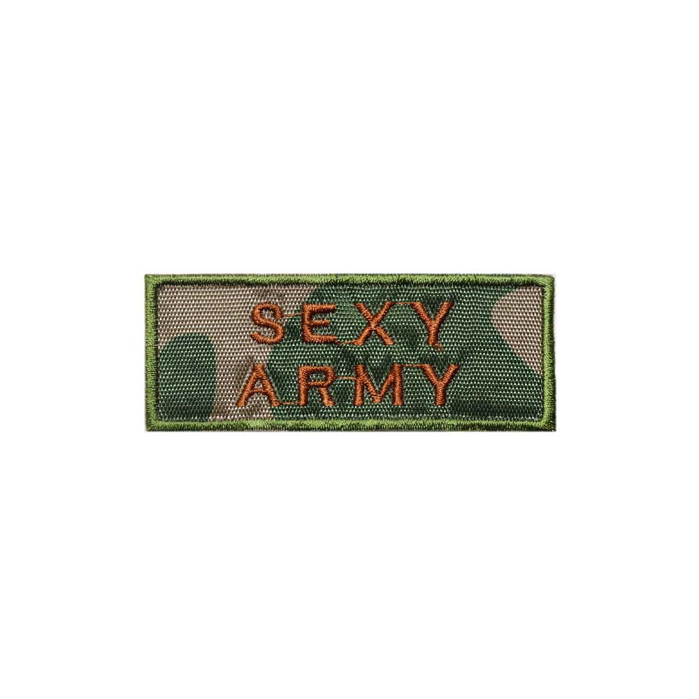 Лейбл клеевой (уп. 12 шт.) 85х32 мм арт. 1637-1 &quot;Sexy Army&quot;