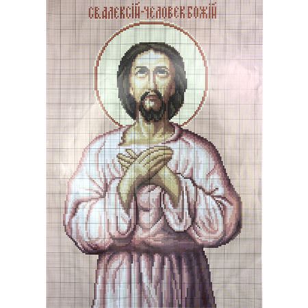 Преподобный Алексий, человек Божий Ц-305 - схема для вышивания 297х420 мм - РАСПРОДАЖА