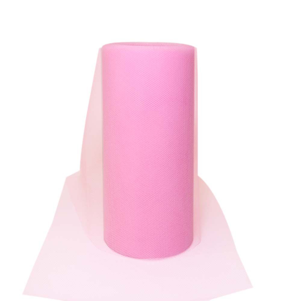 Фатин средней жесткости (уп.25 ярд) ш. 15см (03) светло-розовый