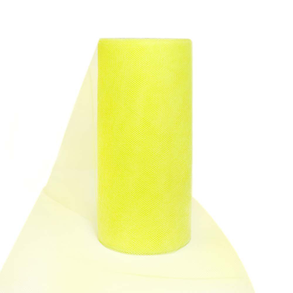 Фатин средней жесткости (уп.25 ярд) ш. 15см (50) светло-желтый