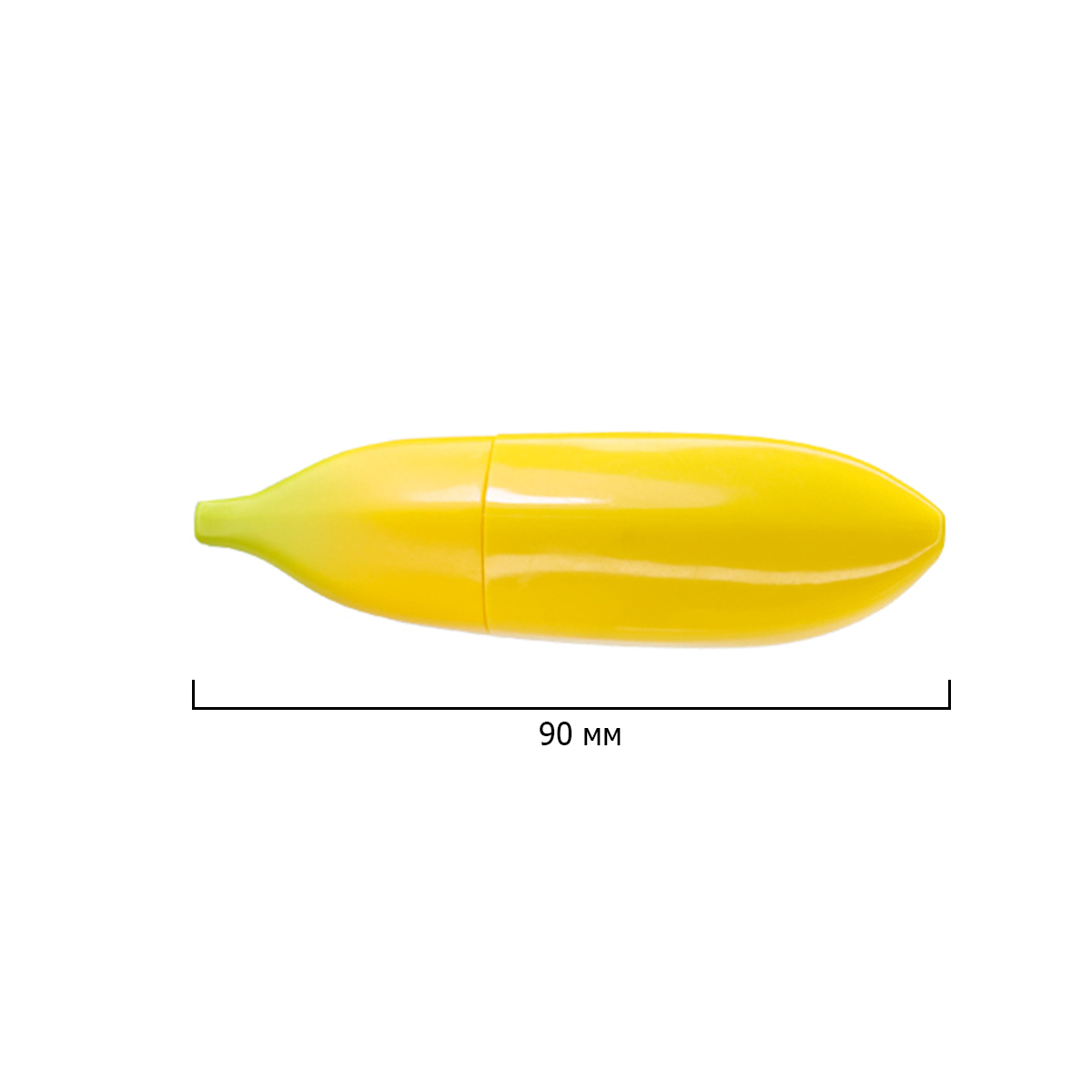 Игольница* (уп. 5 шт) банан дл. 9,0 см/желтый