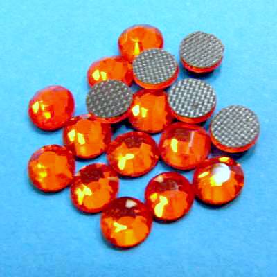 Стразы клеевые стекло SS 20 - SHQ 06 оранжевый диам. 5 мм (уп. 288 штуки)