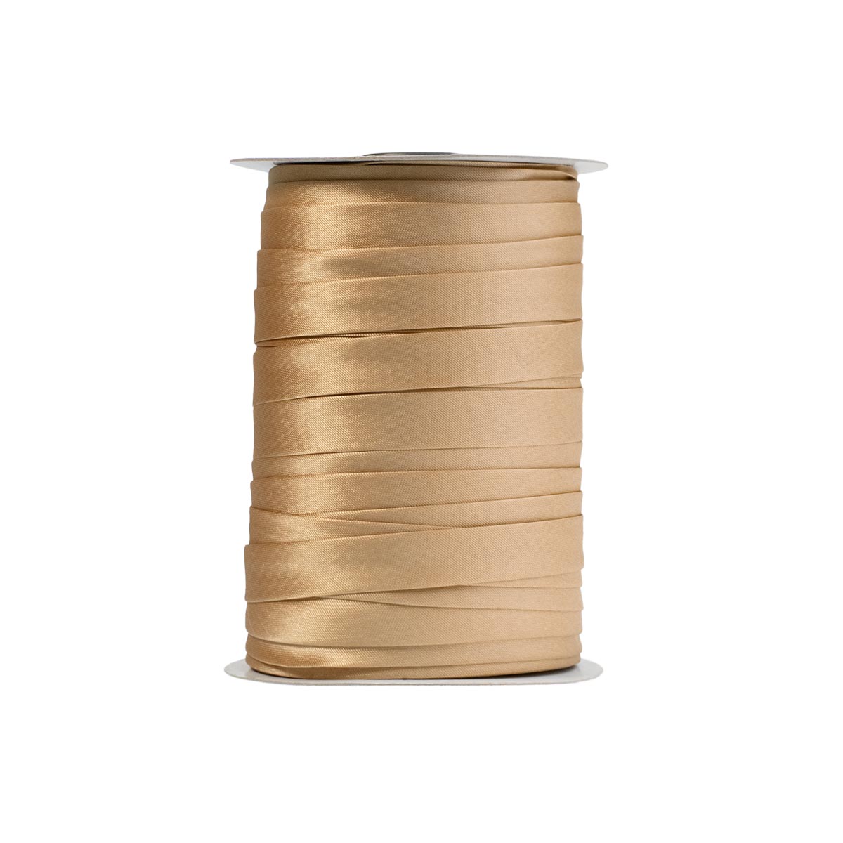 Косая бейка (уп. 132 м) шир. 15 мм №1121ДС бежевый